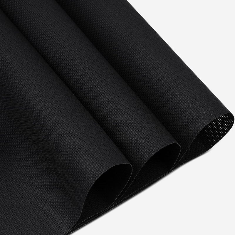 Dercuy Cross Stitch Fabric, 14 Count Embroidery Fabrics, 59 * 39 Inch Black Cross Stitch Cloth for Home DIY Embroidery Decoration - Image 1